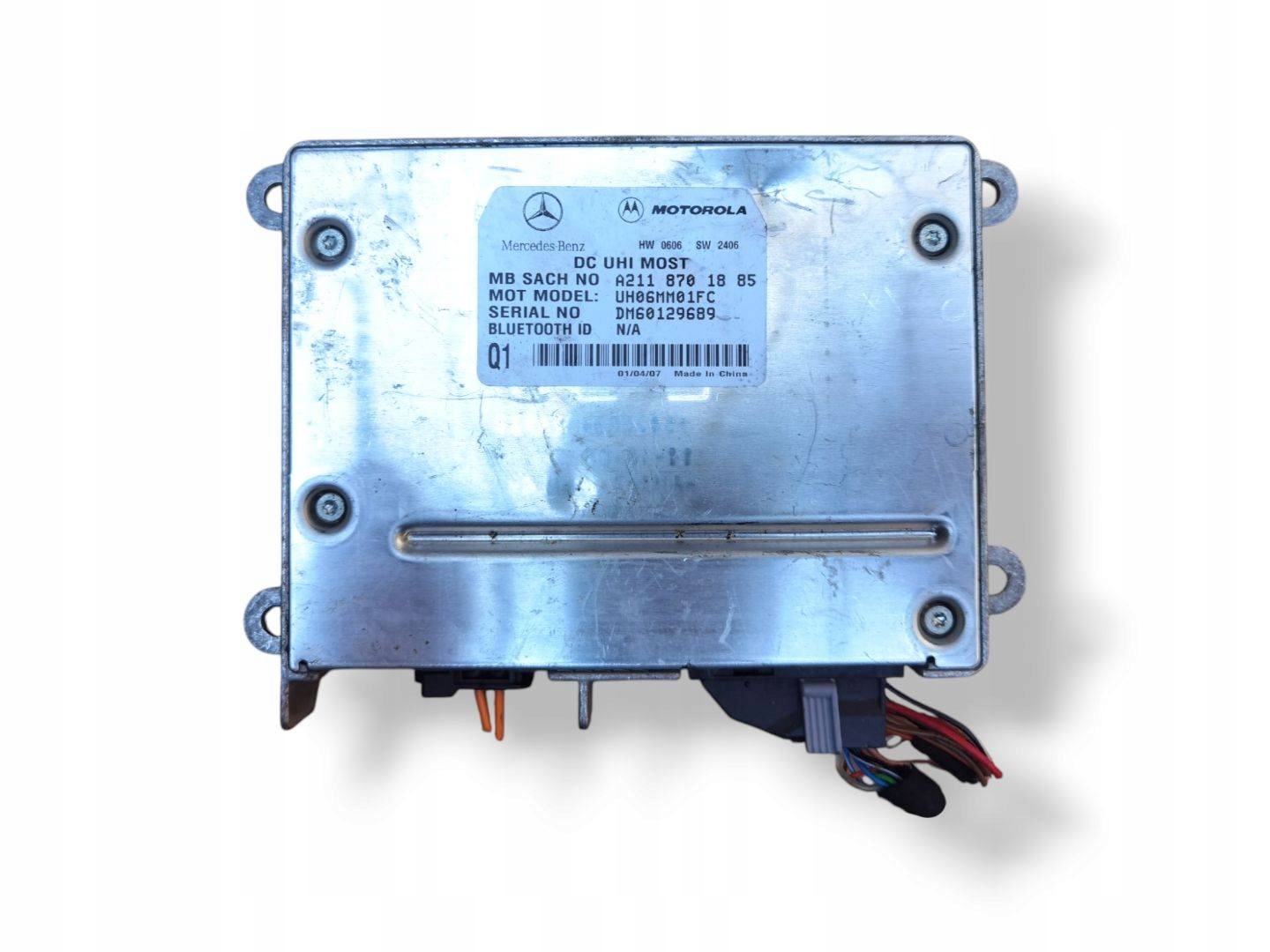control unit Bluetooth Mercedes-Benz E W211 facelift S211 2007 A2118701885