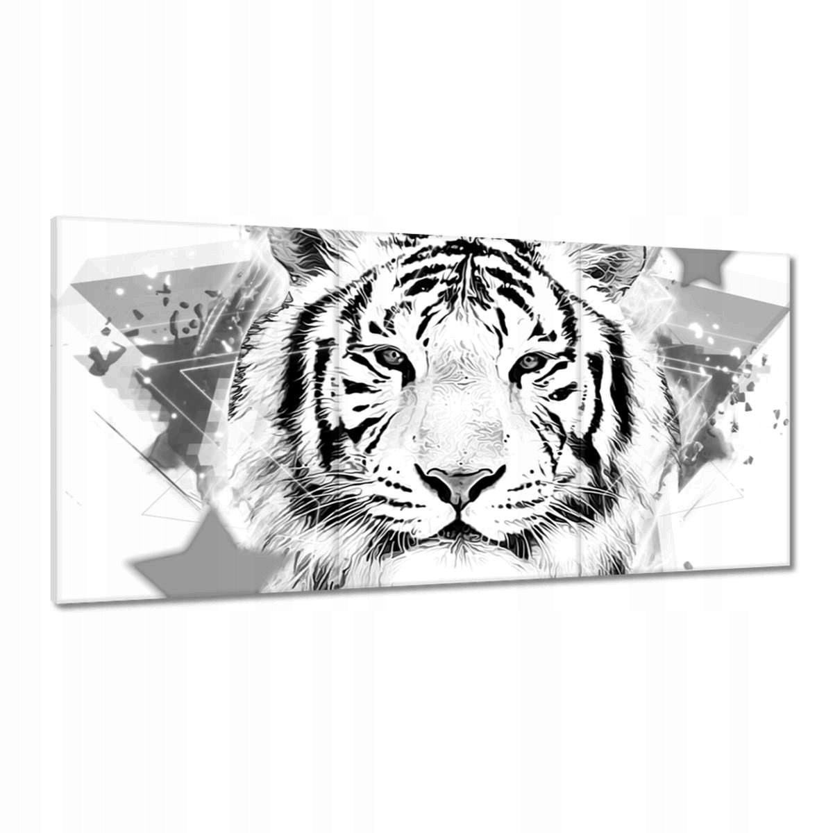 Obrazy 180x90 Tiger hlava grafika