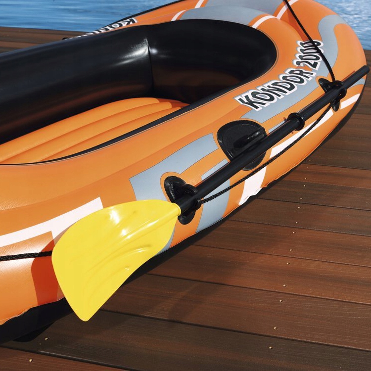 DUŻY Dmuchany Ponton BESTWAY + WIOSŁA POMPKA 2os. Model 2109