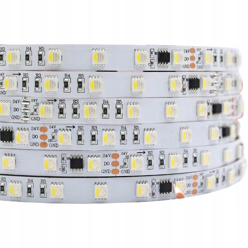 5m ZESTAW CYFROWY RGBW LED+ROUTER 60D TM1814 24V Długość 5 m