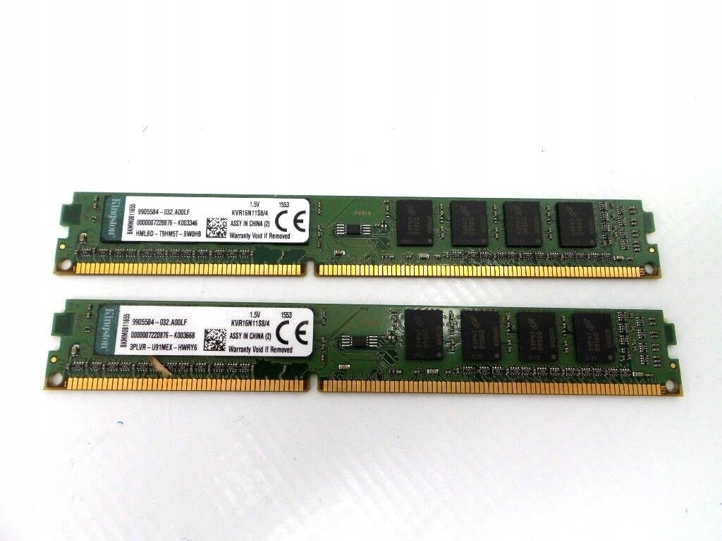 Pamięć RAM Kingston DDR3 8 GB (2x4GB) 1600MHz