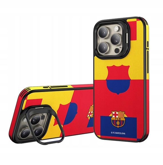 Pouzdro pro iPhone 16 Pro Max Fc Barcelona Kožené Magnetické Magsafe Mf