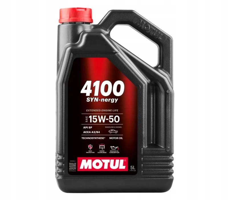 Olej Silnikowy Motul 4100 Syn-nergy 15W50 15W-50 5L