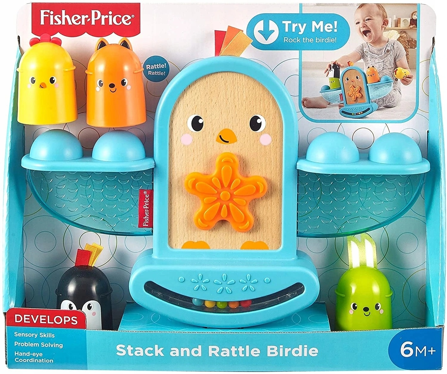 

Fisher Price Ptaszek Kiwaczek Zwierzątka GJW26