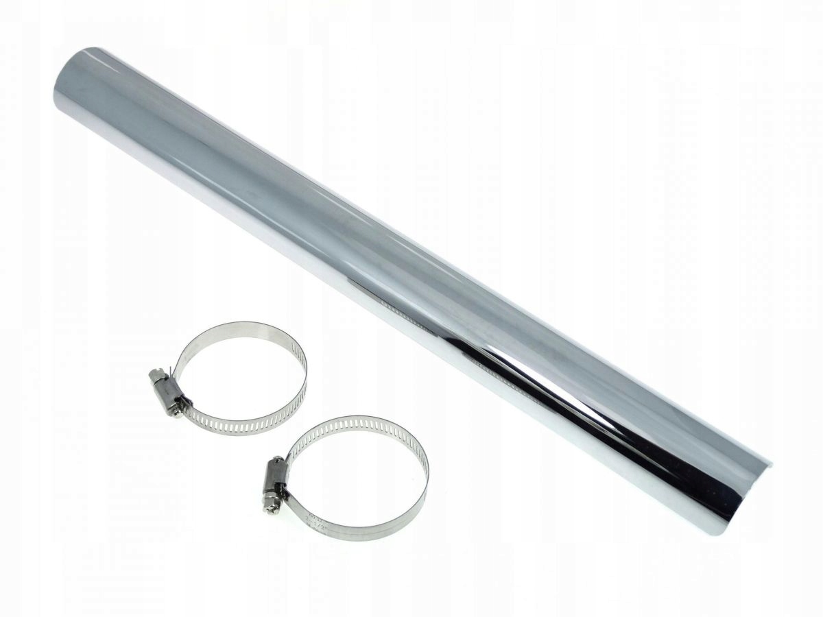 00-12506 - ХРОМОВАНА КРИШКА ГЛУШНИКА ВИХЛОПНОЇ ТРУБИ 46 СМ