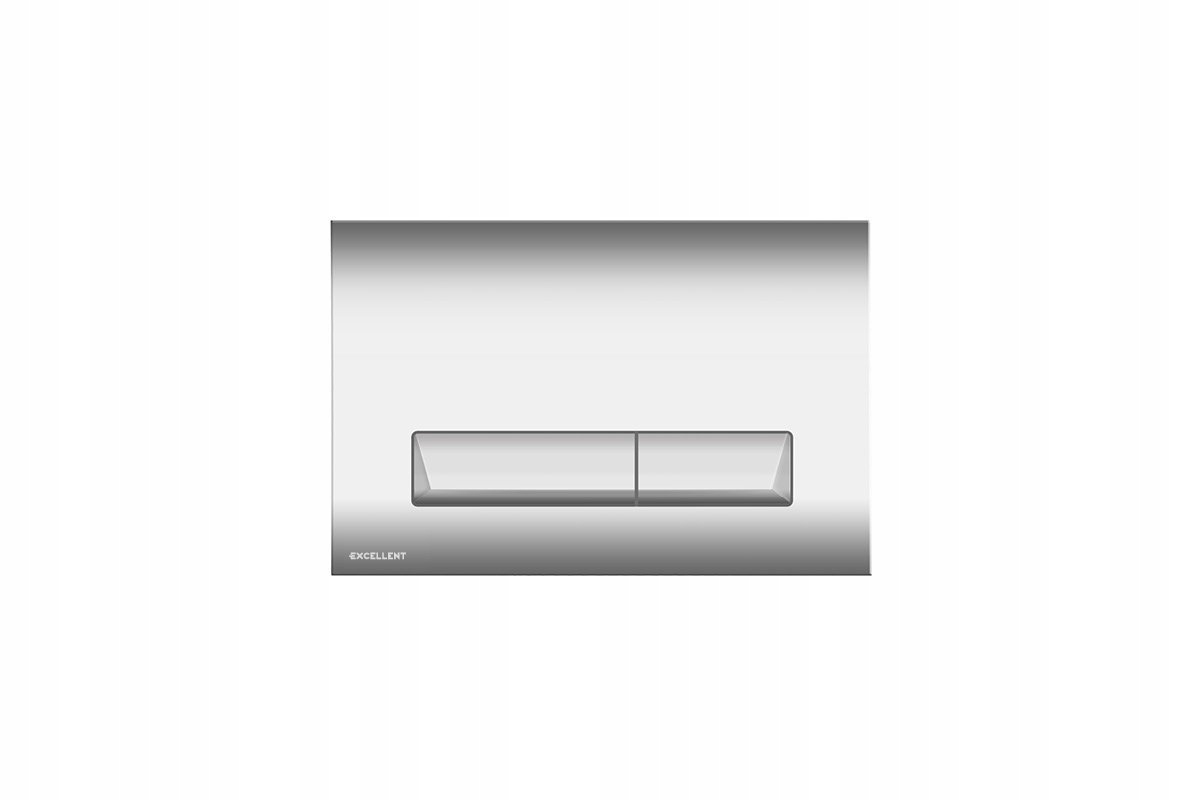 Tlačítko Platto Pro Podomítkový Rám, Chrom