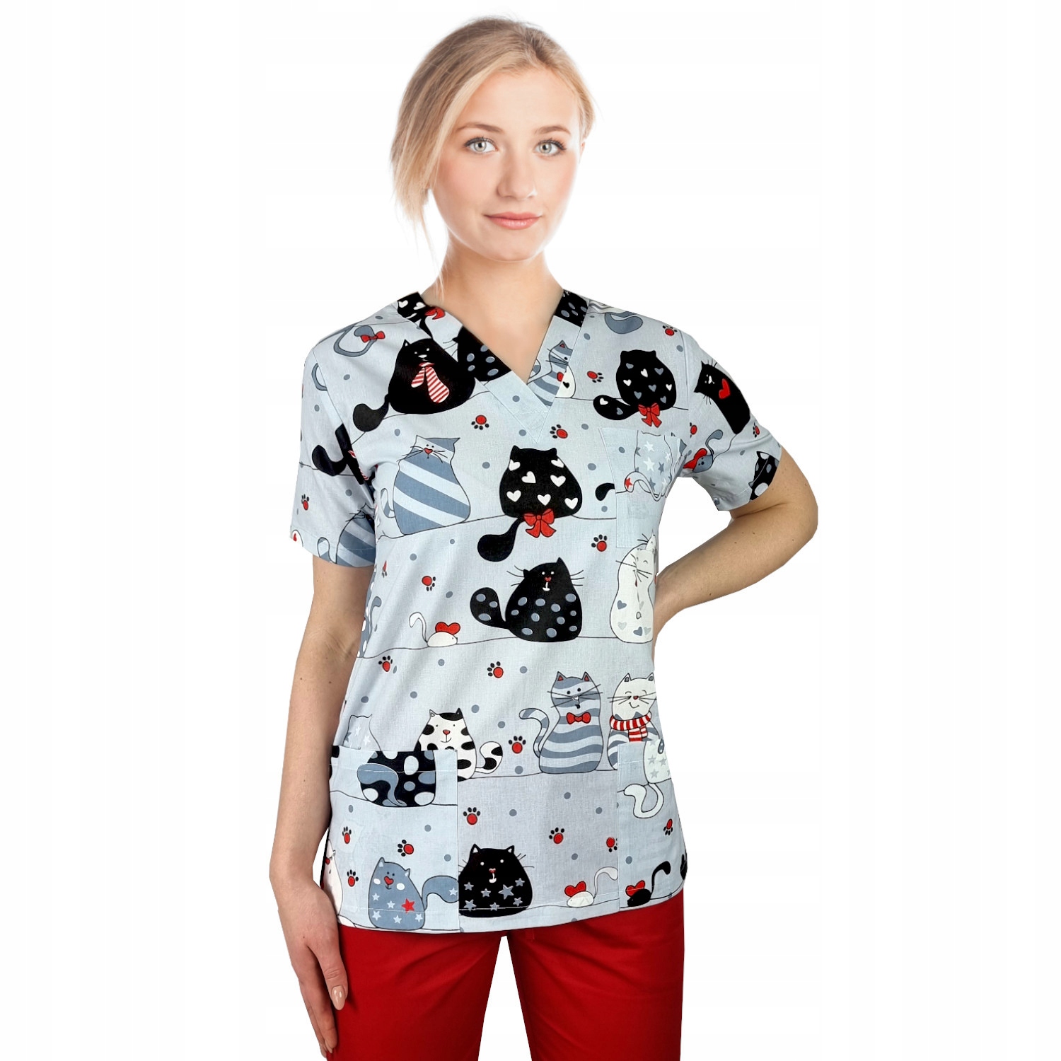 

Bluza medyczna damska fartuch kolorowy S