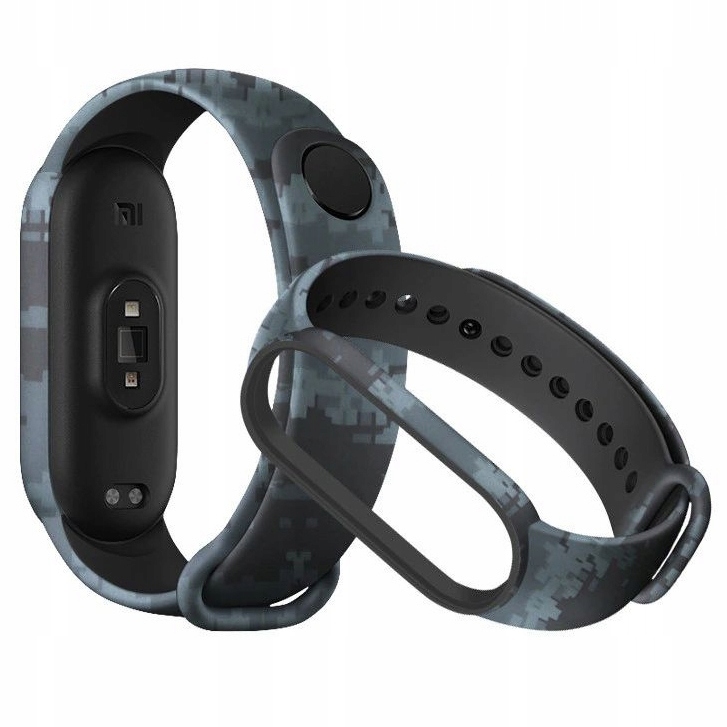 

Pasek Opaska Gumowa do MI Band 5 / 6 Moro Szary