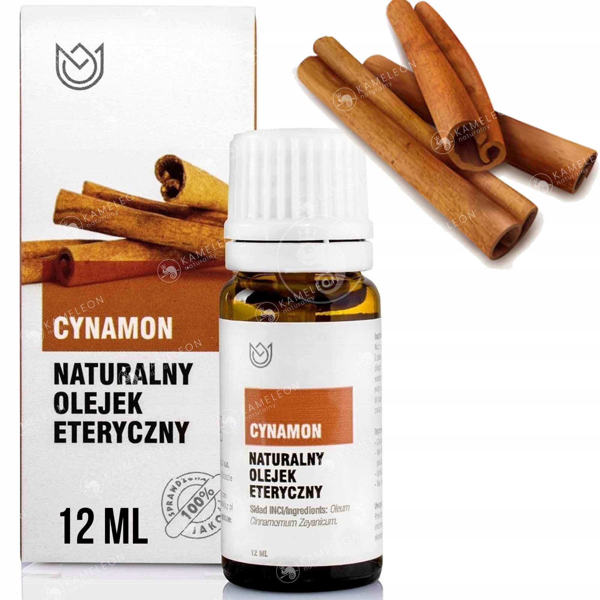 

Naturalny Olejek Eteryczny Cynamon grypa kaszel