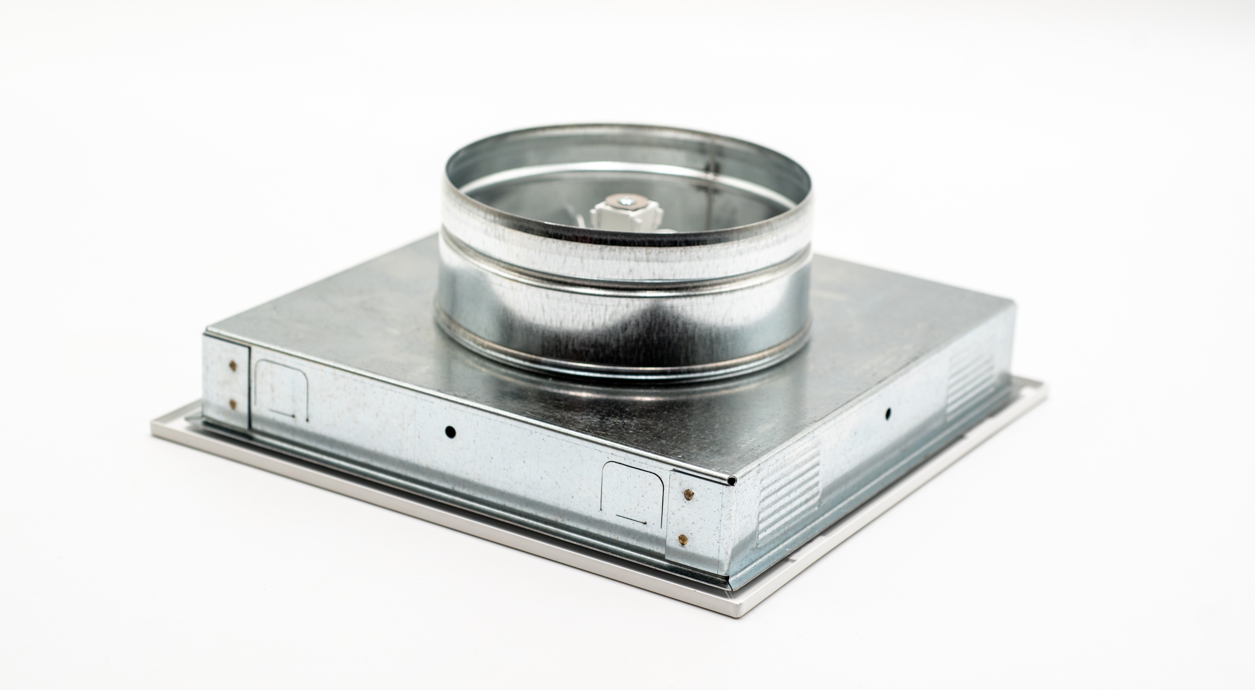 Anemostat kwadratowy biały fi 125 mm Średnica otworu (mm) 125