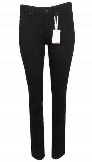 Tommy Hilfiger dámské kalhoty Rome, jednoduché, černé, 26/32