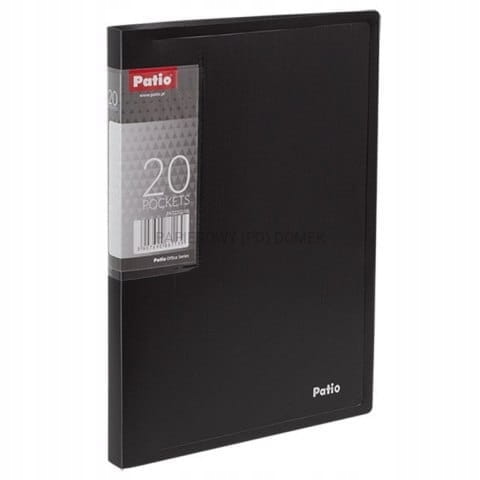 Album ofertowy 20 koszulek A5 Clear Book czarny, Patio Liczba sztuk w ofercie 1 szt.