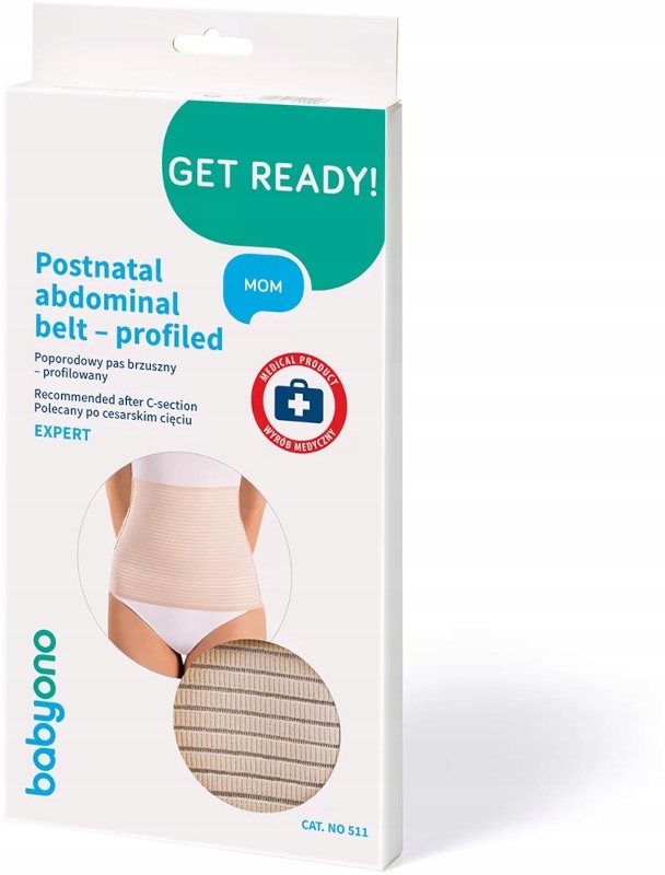 BABYONO POPORODOWY PAS BRZUSZNY PROFILOWANY XXL