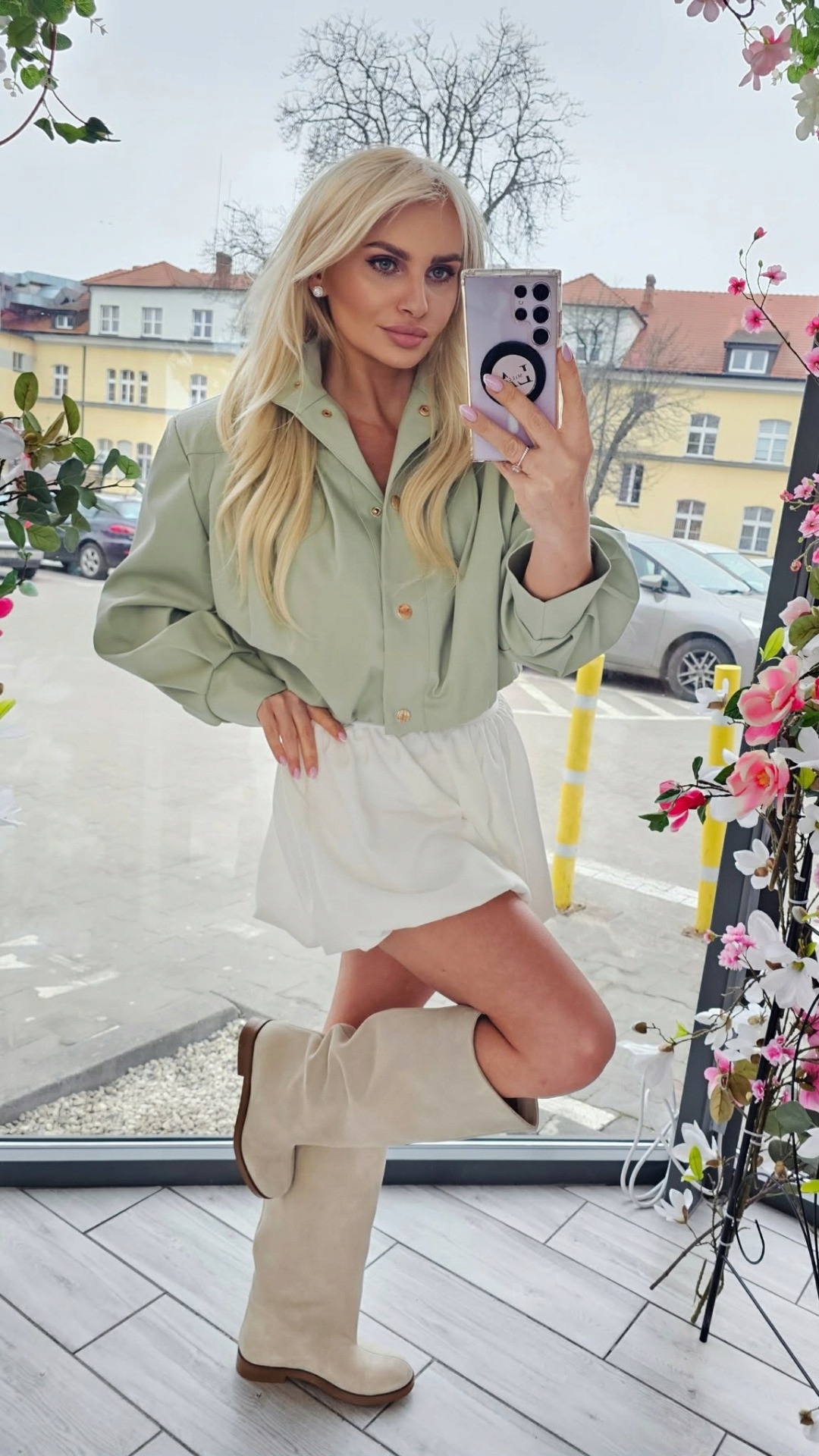 Sukně-kraťasy Bombka La Milla S Bílá