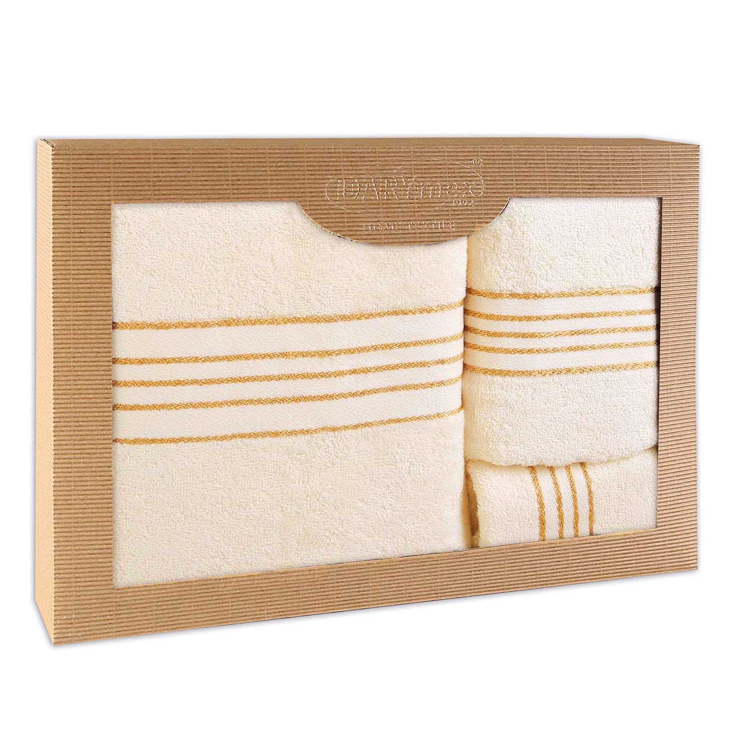 Ręcznik D Bawełna 100% Tiwano Ecru (p) 30x50+50x90+70x140 kpl.