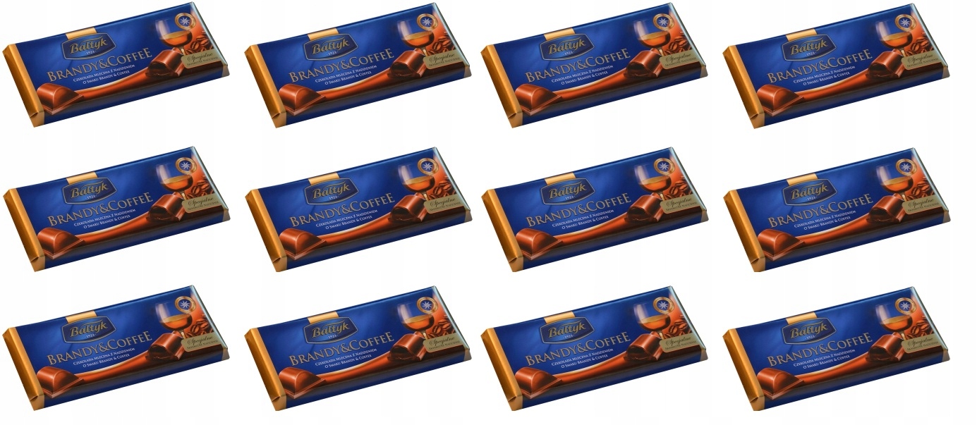12x 145g Bałtyk Czekolada mleczna Brandy&Coffee Karton