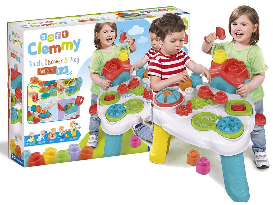 

Clemmy Stoliczek Sensoryczny Z Miękkimi Klockami