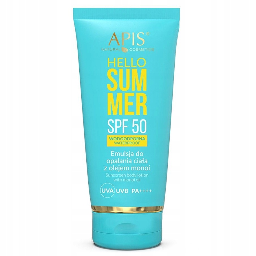 Apis Hello Summer Emulze na opalování těla s olejem Monoi Spf 50 200 ml