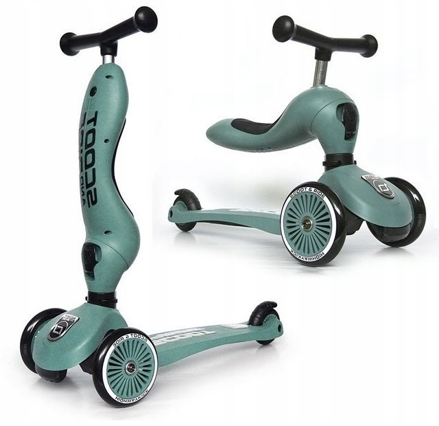 SCOOTANDRIDE HIGHWAYKICK 1 HULAJNOGA 2w1 JEŹDZIK 12M+ FOREST