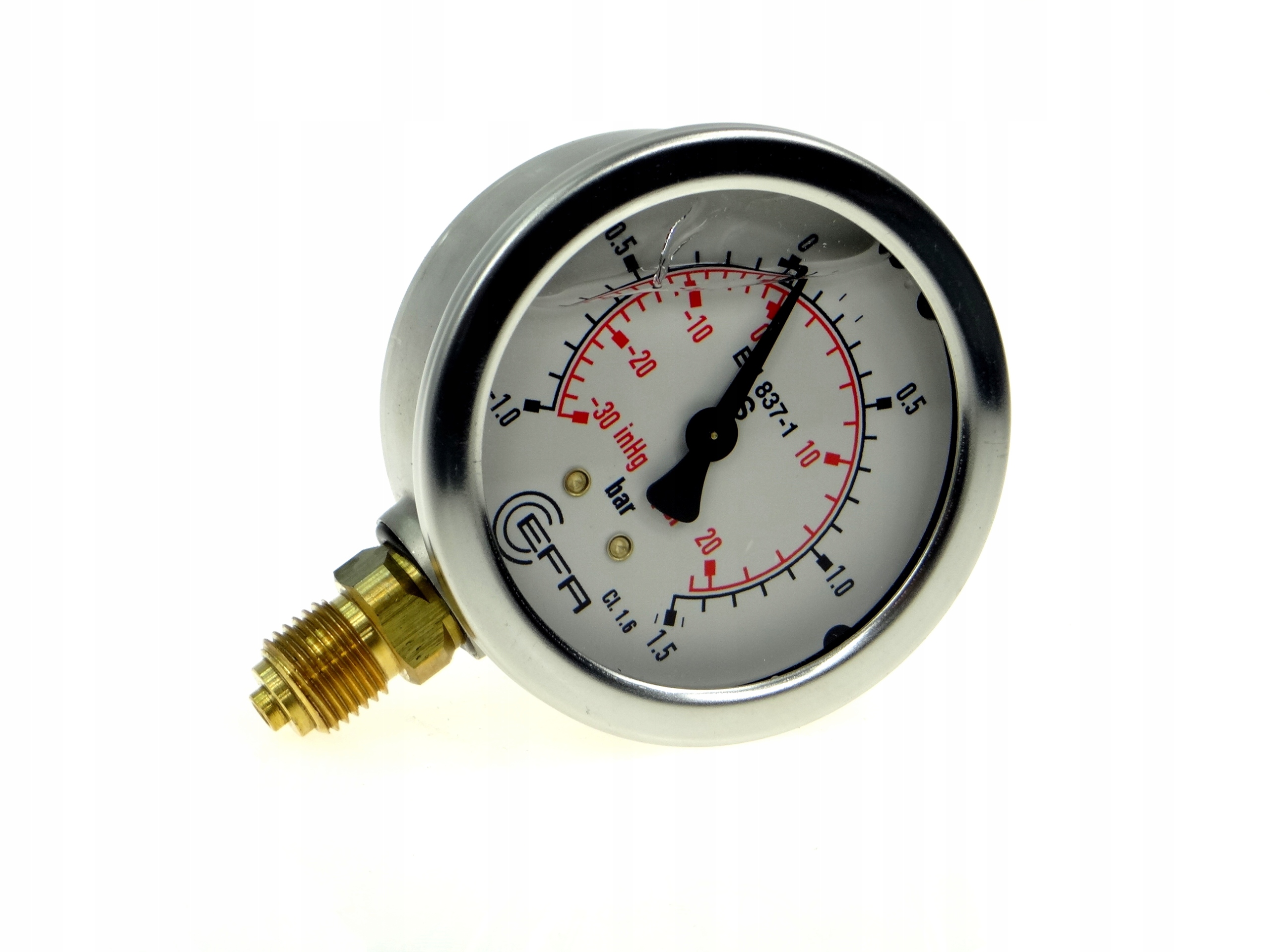 

Wakuometr Manometr Gliceryna od -1 +1,5 bar 1/4''