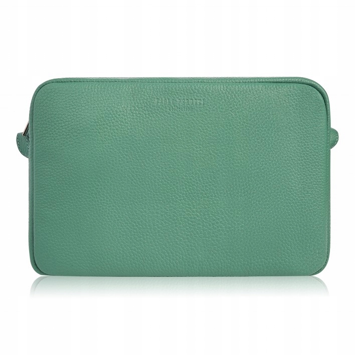 Dámská kabelka Přes Rameno Kožená Paolo Peruzzi Módní Mátová Na Rameno