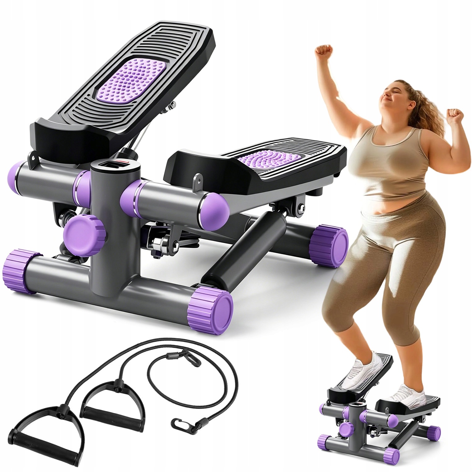 Torzní Stepper Step 2V1 Stepper S Lany A Počítadlem Step LCD Do 150 Kg