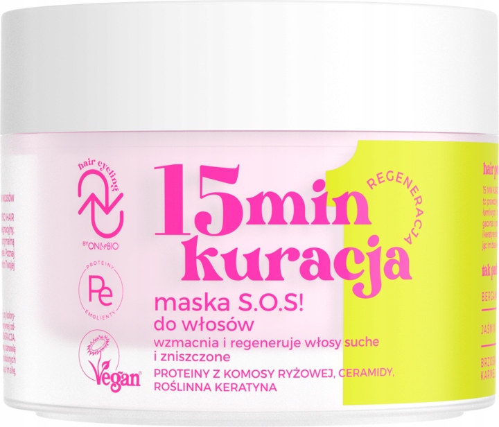 Onlybio Hair Cyclingová Maska Na Vlasy 15 Minutová Omáčka 280 ML