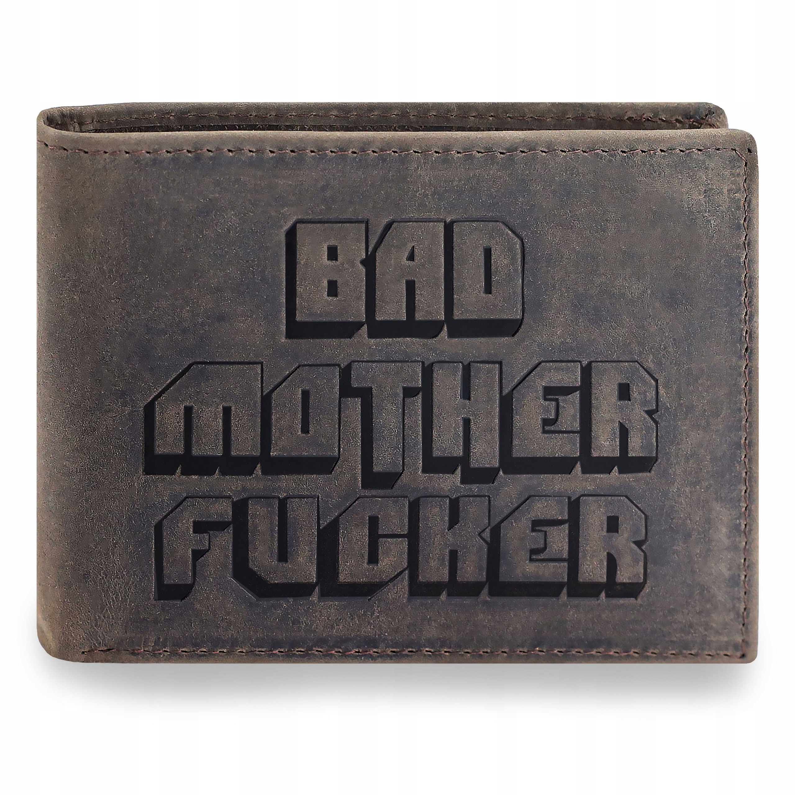 Tevens Skórzany Portfel Męski Bad Mother Fucker Pulp Fiction