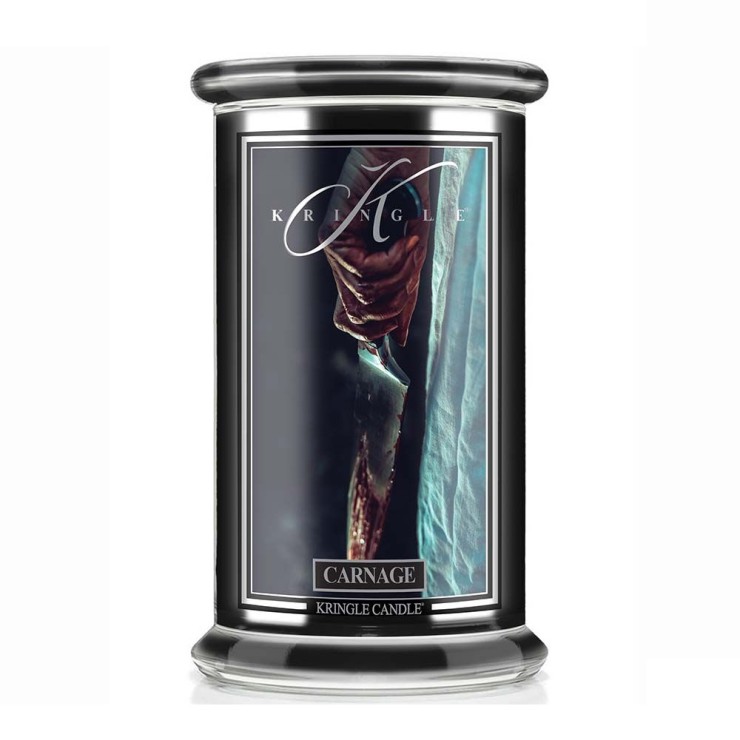 Carnage Kringle Candle velká svíčka se dvěma knoty, 624 g, série Halloween