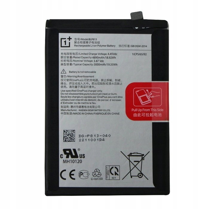 Baterie Akumulátor BLP813 OnePlus Nord N100 Originální
