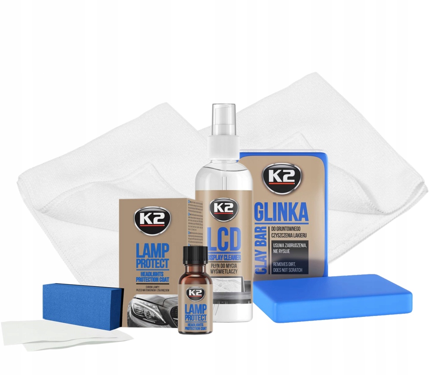 K2 Sada Ochranných Povlaků Světlometů Lamp Glina
