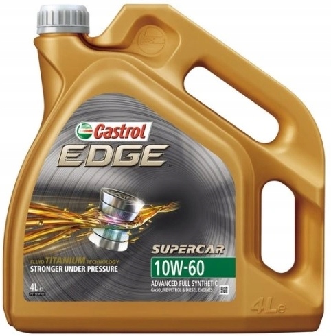 Castrol Edge Supercar 10w60 4L 10w-60 car
