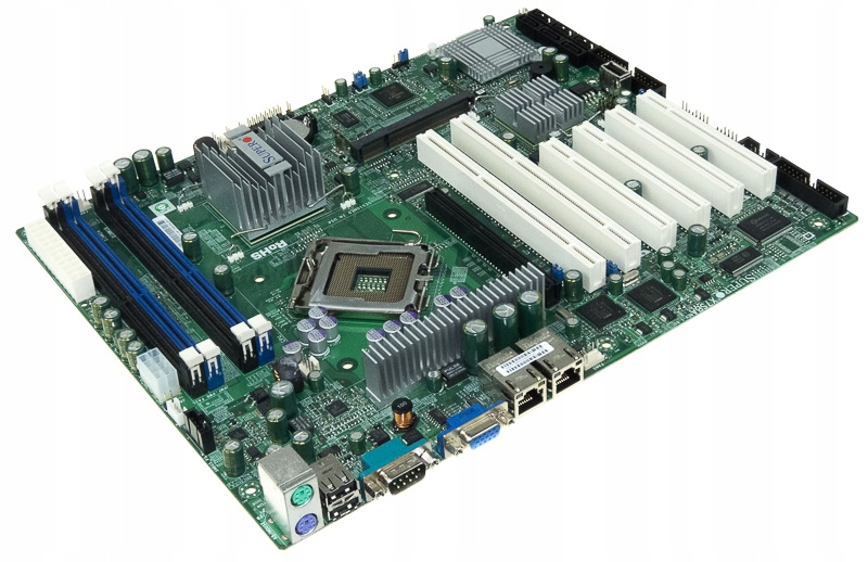 Supermicro X7SBA Päťica LGA775 DDR2 PCIe Pci-x Atx Doska Systému