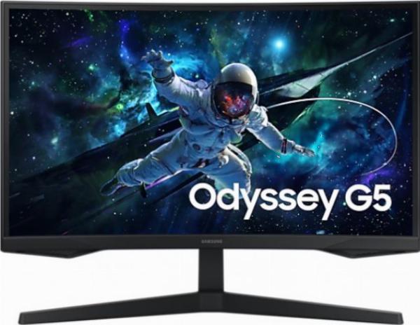 Monitor Samsung Odyssey G5 Gaming G55C S27CG554EU 16:9 Qhd 1ms 165Hz HDR10
