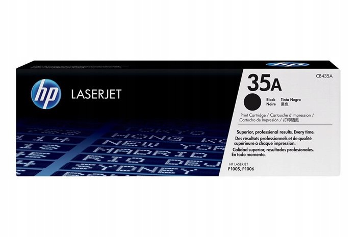 Originální černý toner Hp LaserJet P1005, P1006 (35A CB435A)