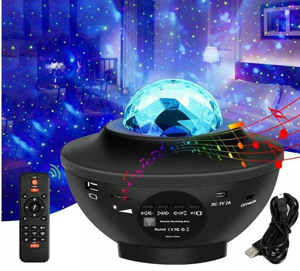 Projektor Gwiazd Star LED - Lampka Nocna Prezent Bohater Inny