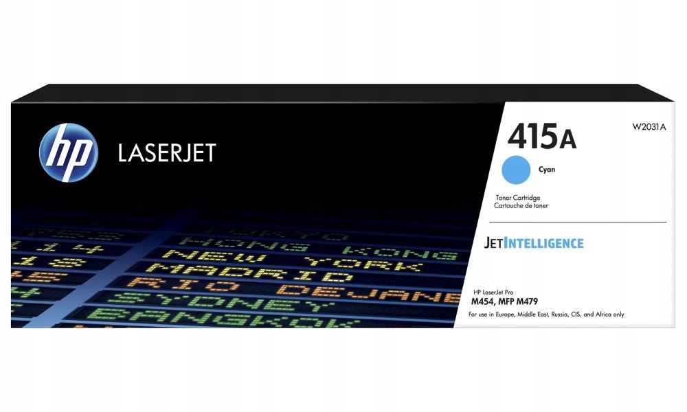 Hp toner W2031A (azurový, 2100str.) pro Color LaserJet Pro M454dn,M454dw,MF