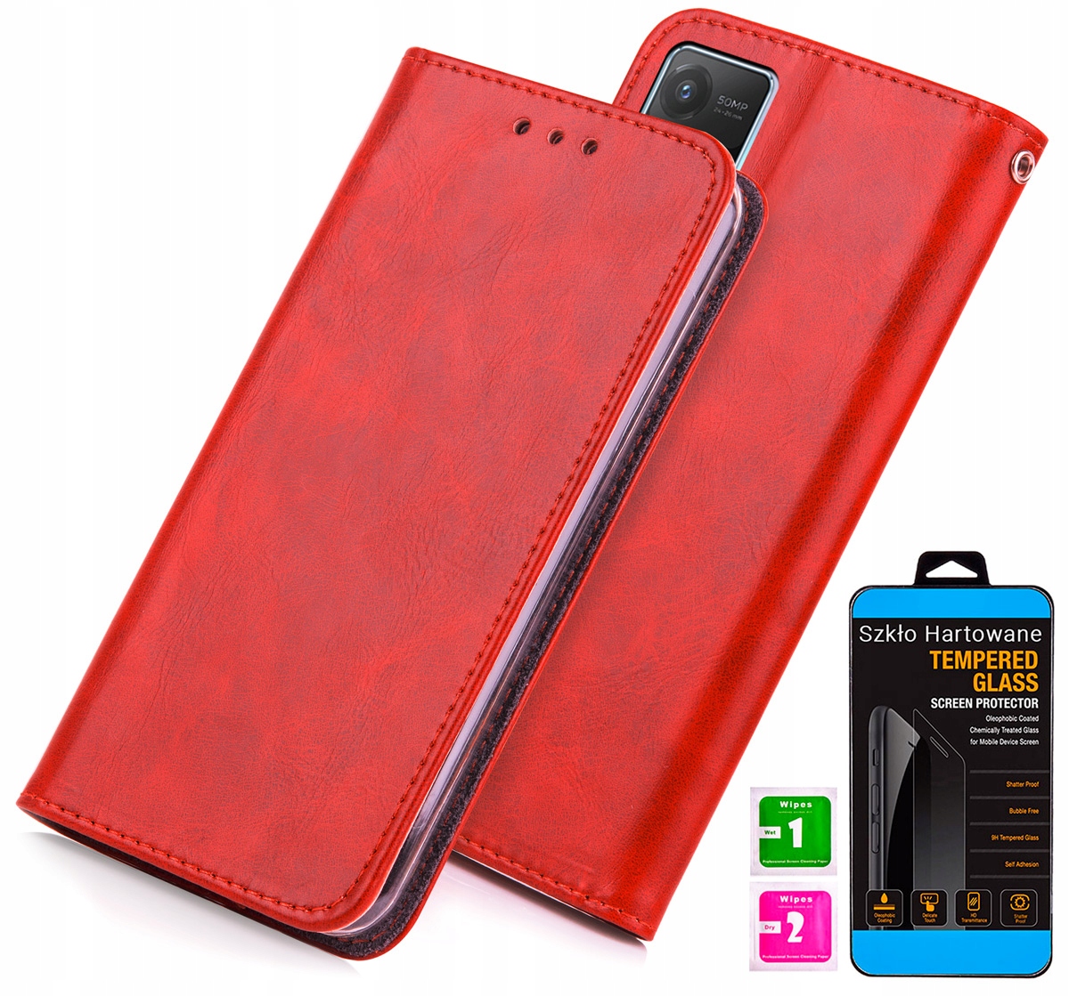 

Etui Blue Moon Do Vivo Y21s Y33s Szkło 9H