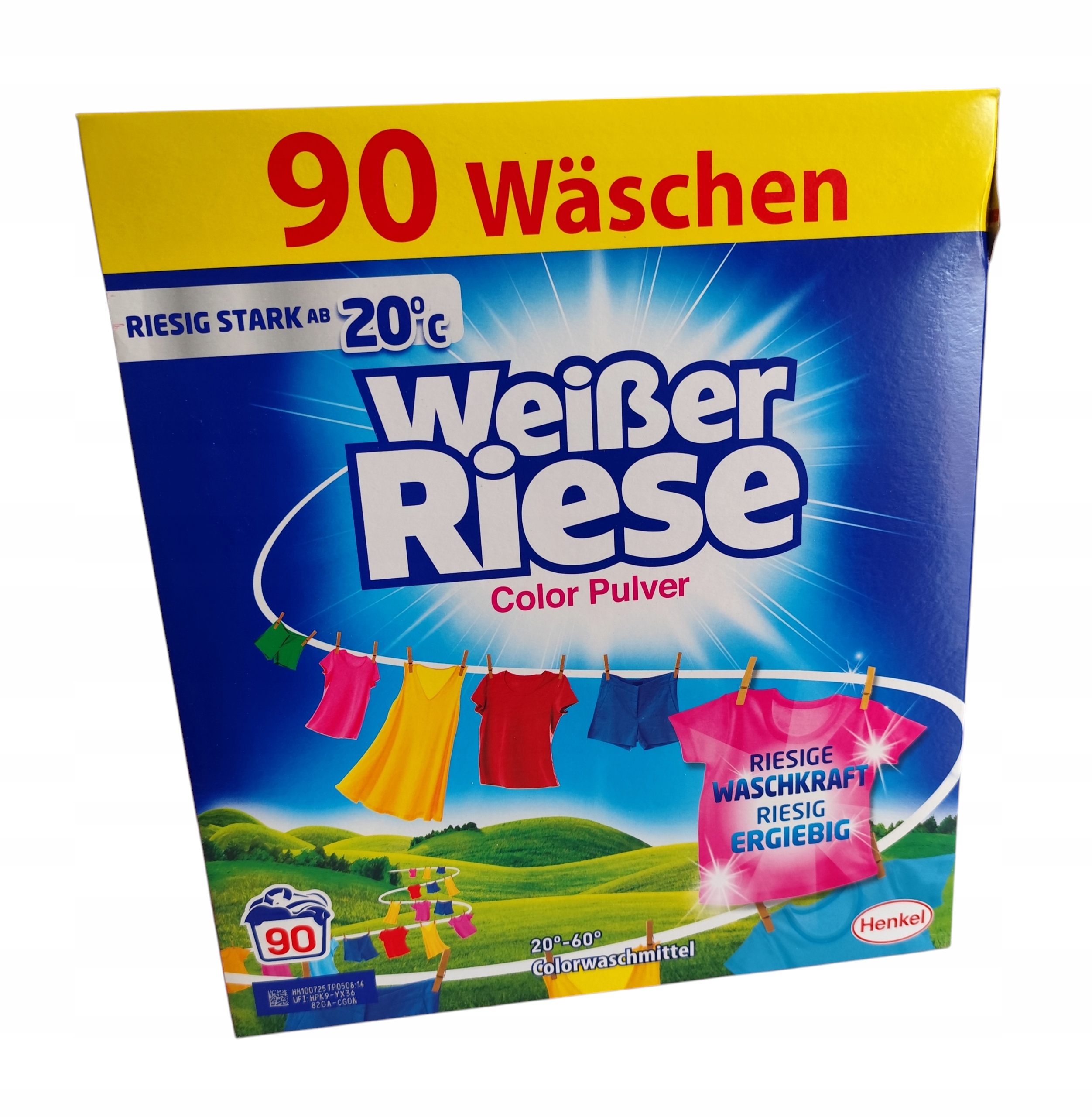 Weisser Riese prášek na barvu 4,5 kg 90 praní z Německa De
