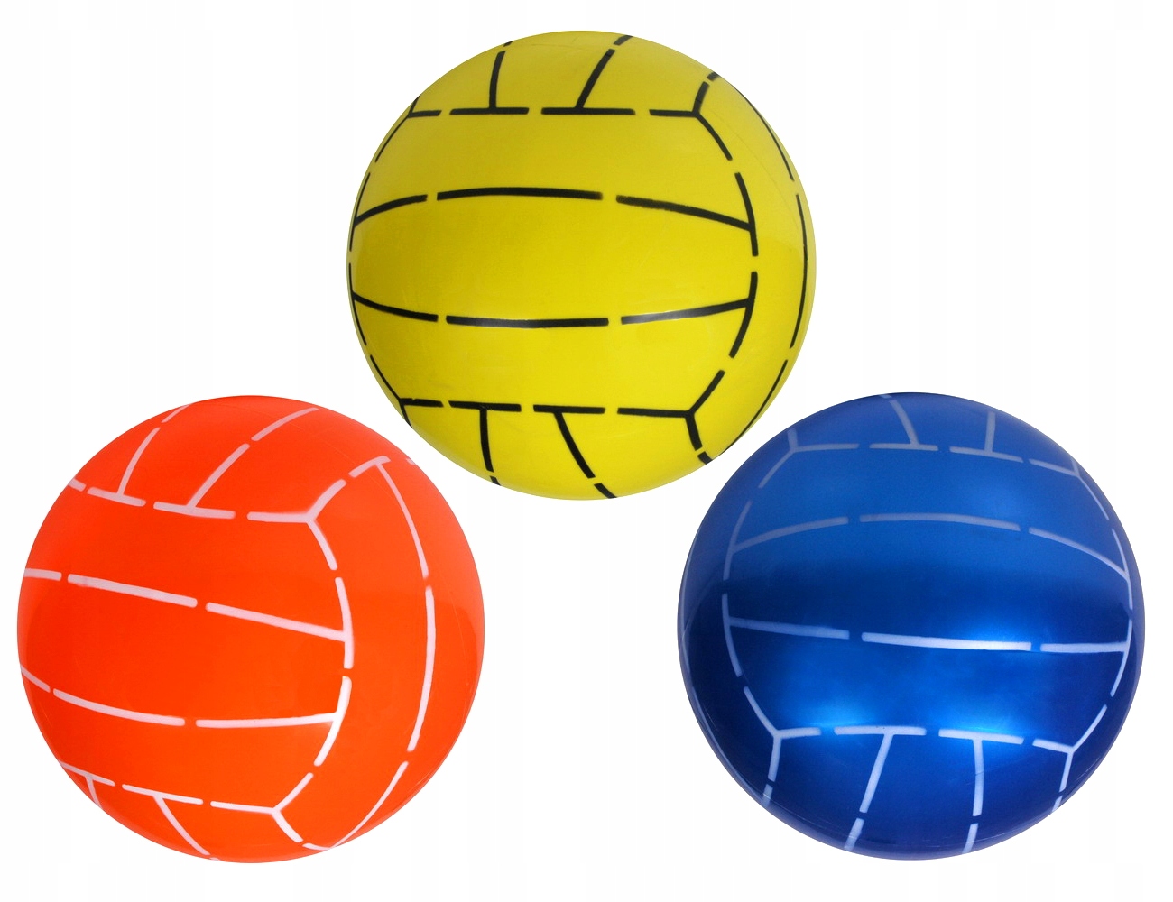 KOLOROWA PIŁKA GUMOWA SIATKOWA 23 CM RÓŻNE KOLORY Marka Artyk