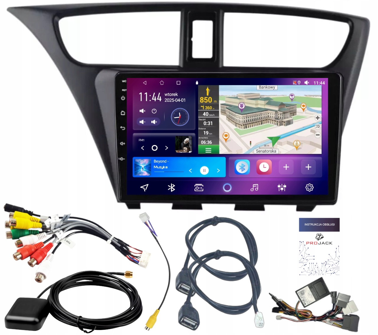 Autorádio Carplay Honda CIVIC 2012-2017 Android Wifi 4GB 64GB