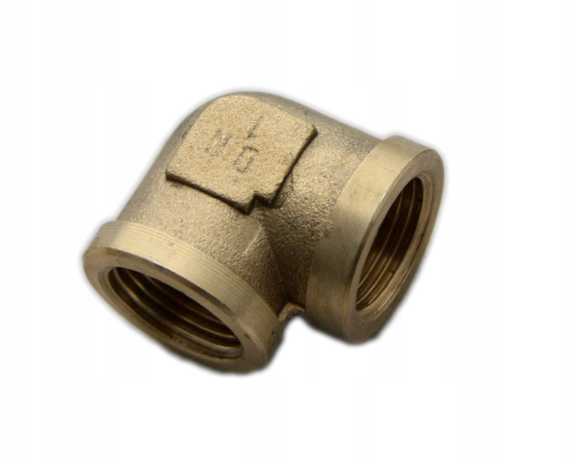 Kolanko kolano mosiężne 3/8" cala