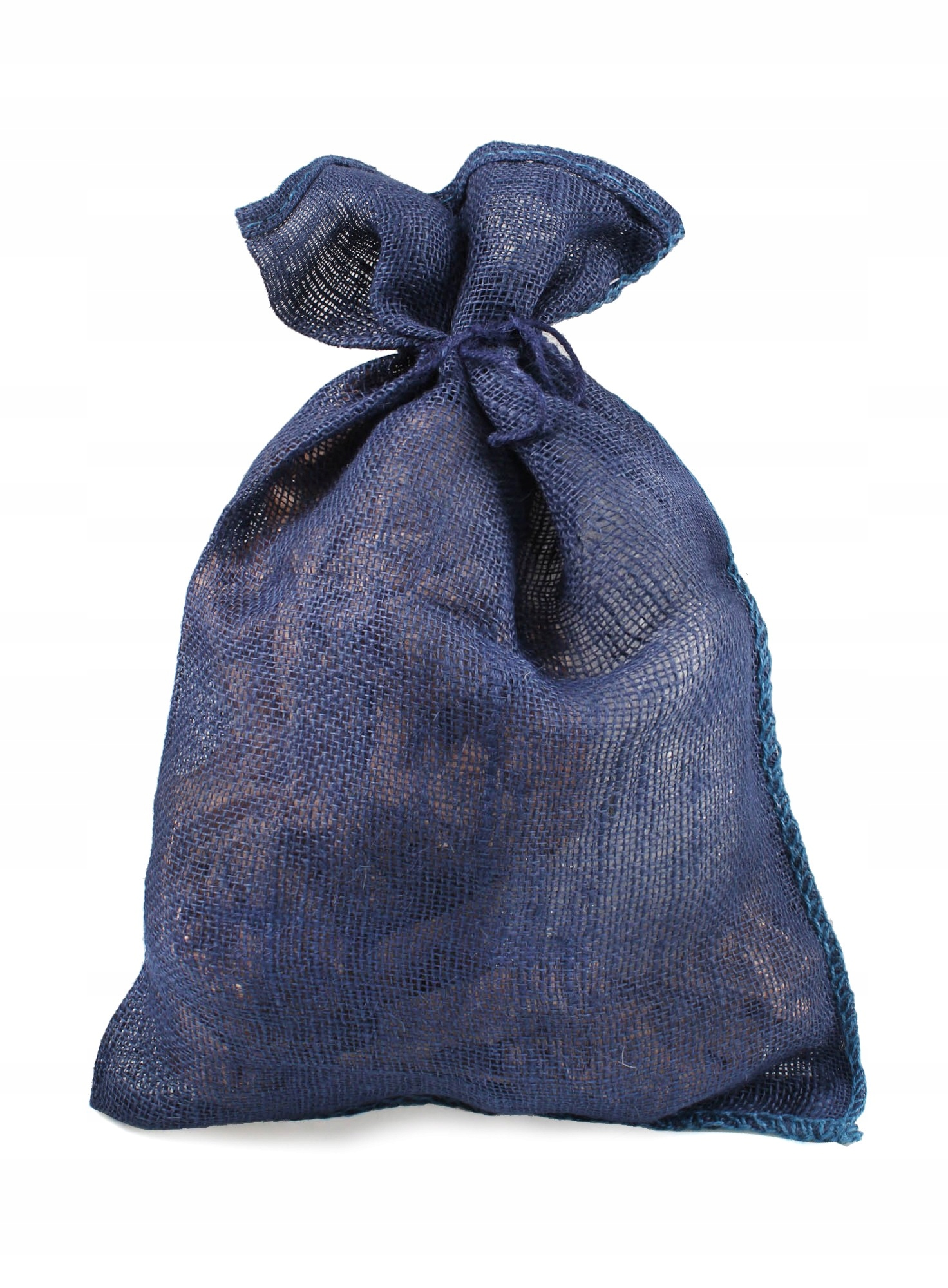 

Niebieski Worek Z Juty Pakowanie Prezentów 40x60cm