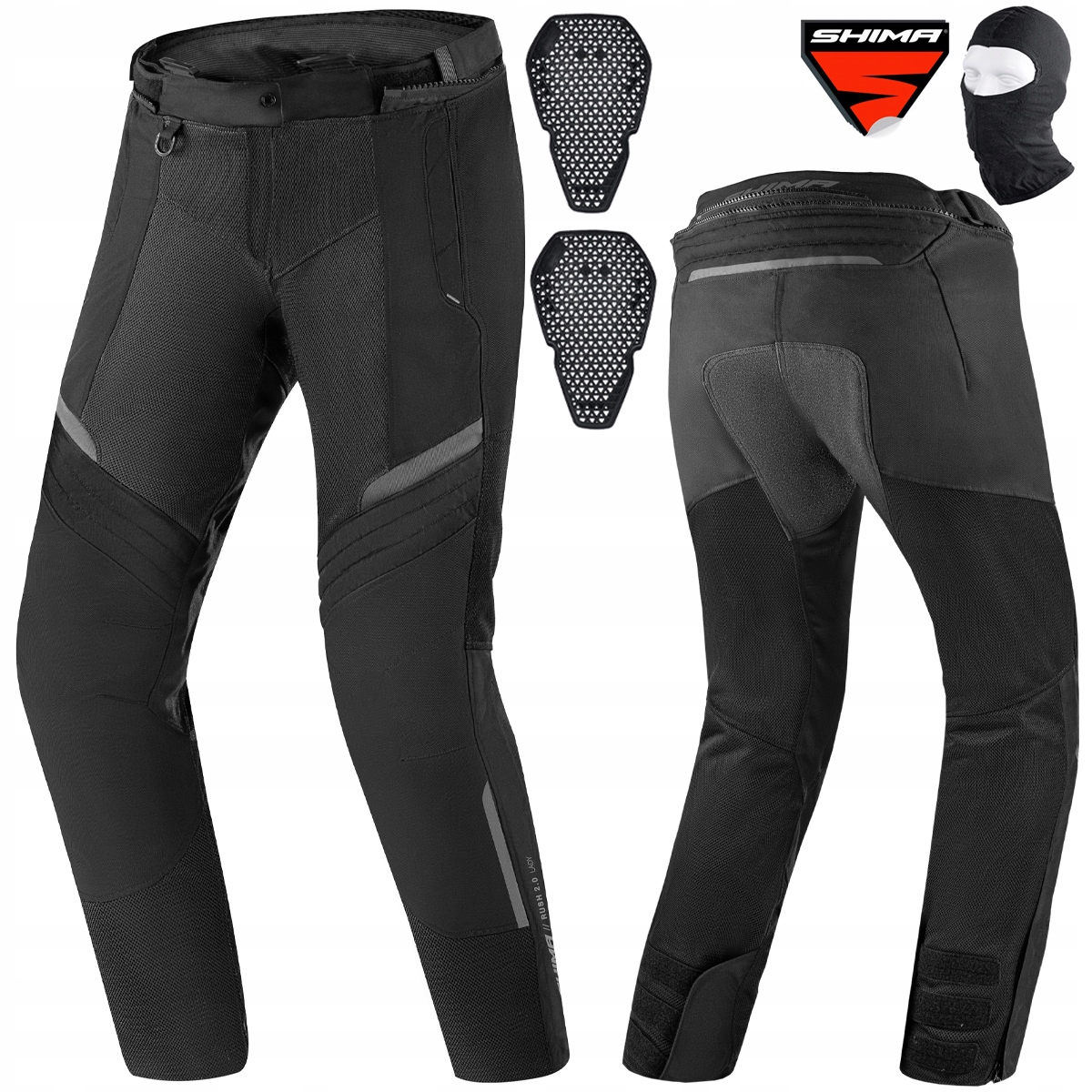 SPODNIE MOTOCYKLOWE | SHIMA RUSH 2.0 VENT | DAMSKIE WENTYLOWANE + GRATISY