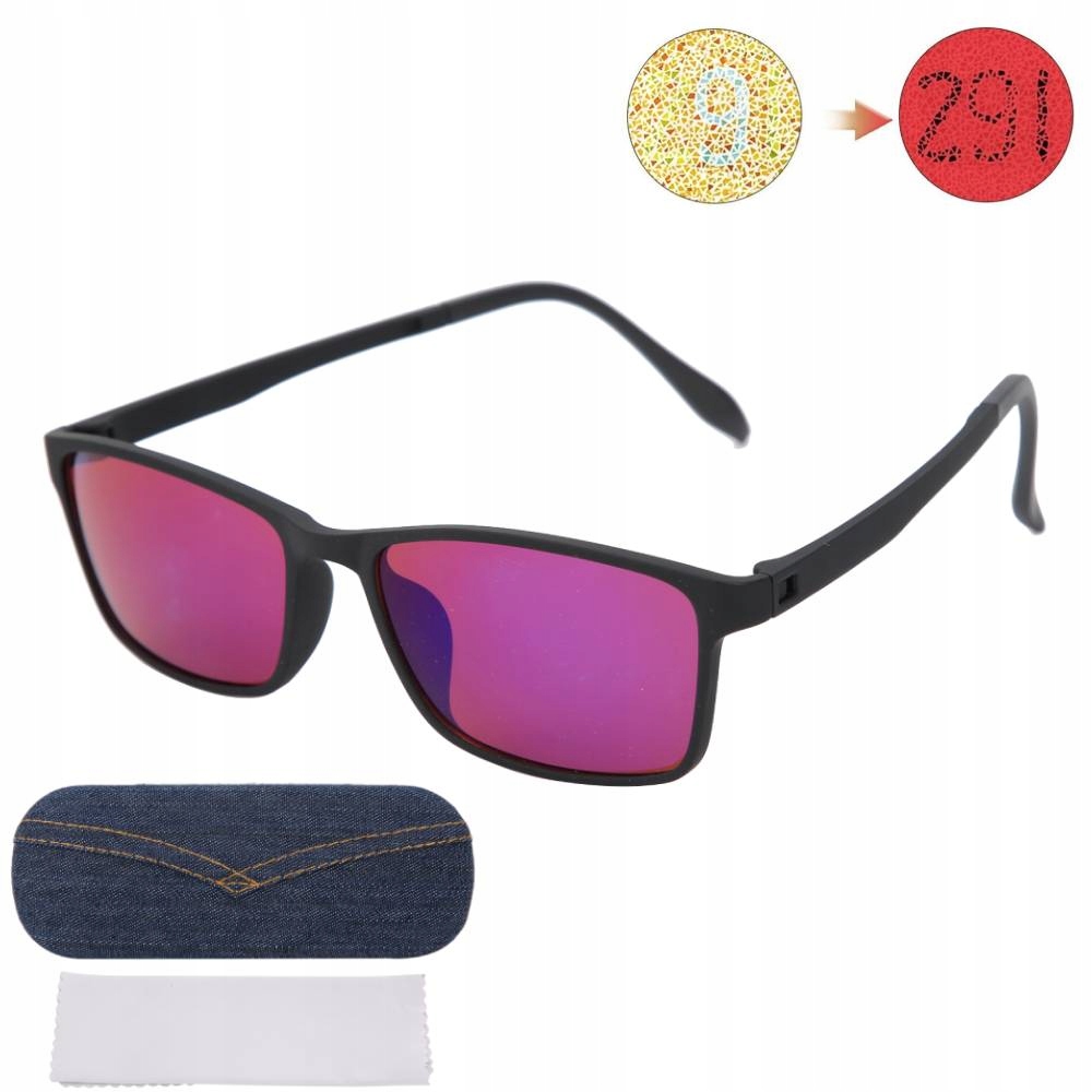 Brýle Proti Slepotě Barev A Oslabení Zraku pro červenou zelenou slepou