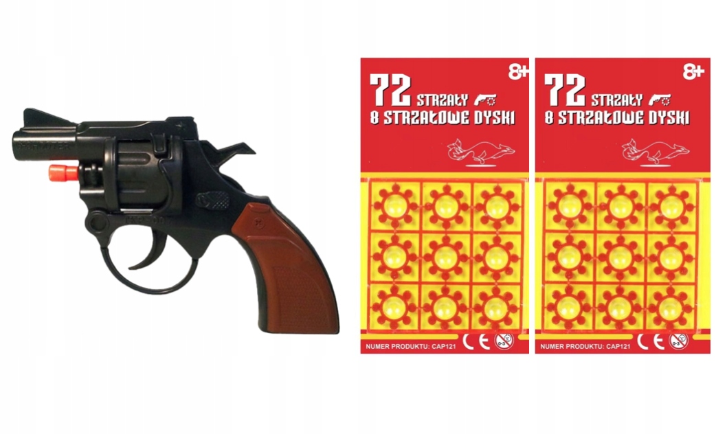 

Pistolet Kapiszony Spłonkę X2 144 Strzały