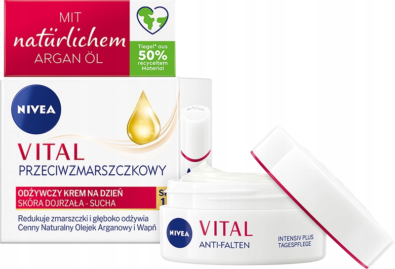 

Nivea Vital Krem przeciwzmarszczkowy SPF15 50ml