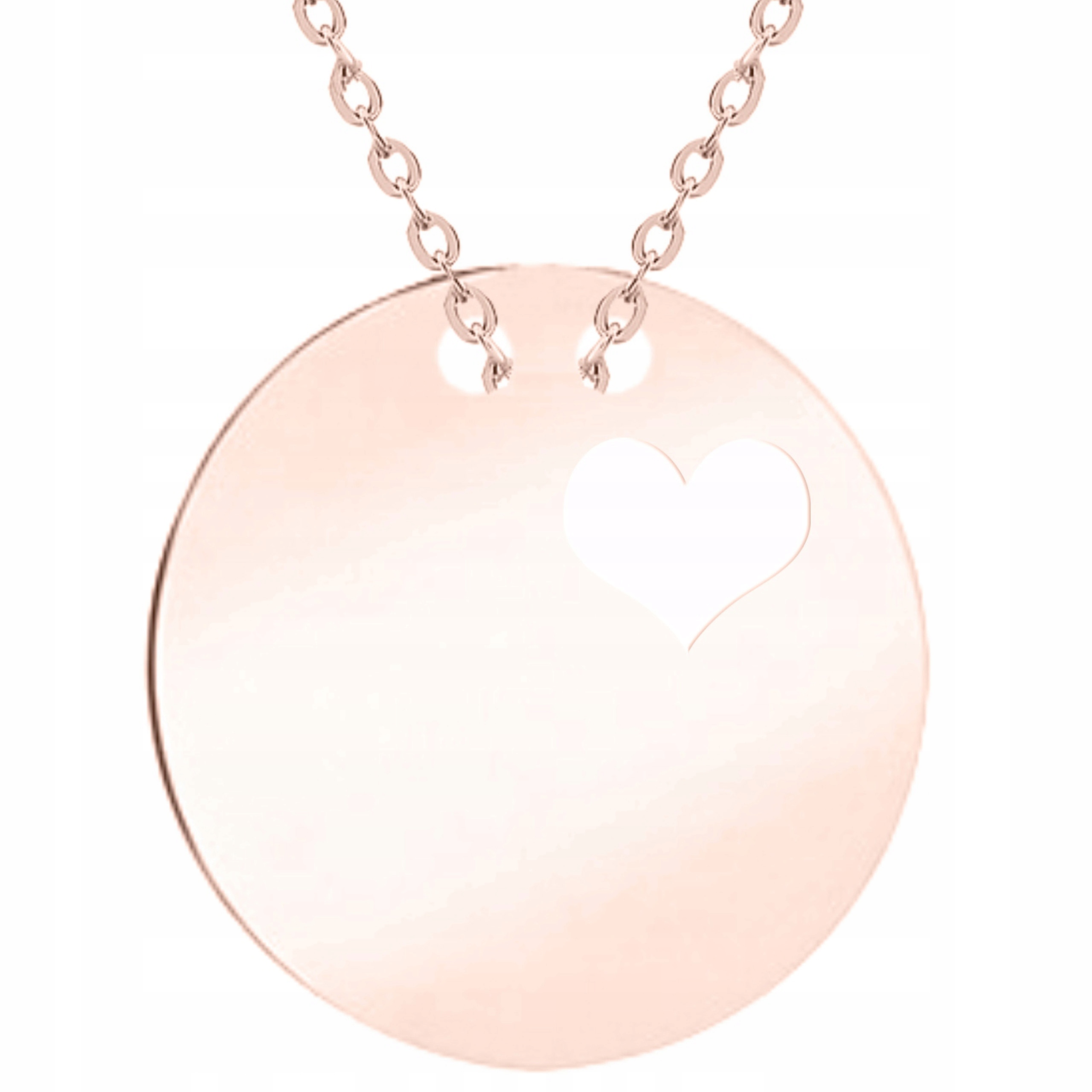 Náhrdelník Pozlacený Plech Srdíčko Gravírování Láska Pár Love Stříbro 925