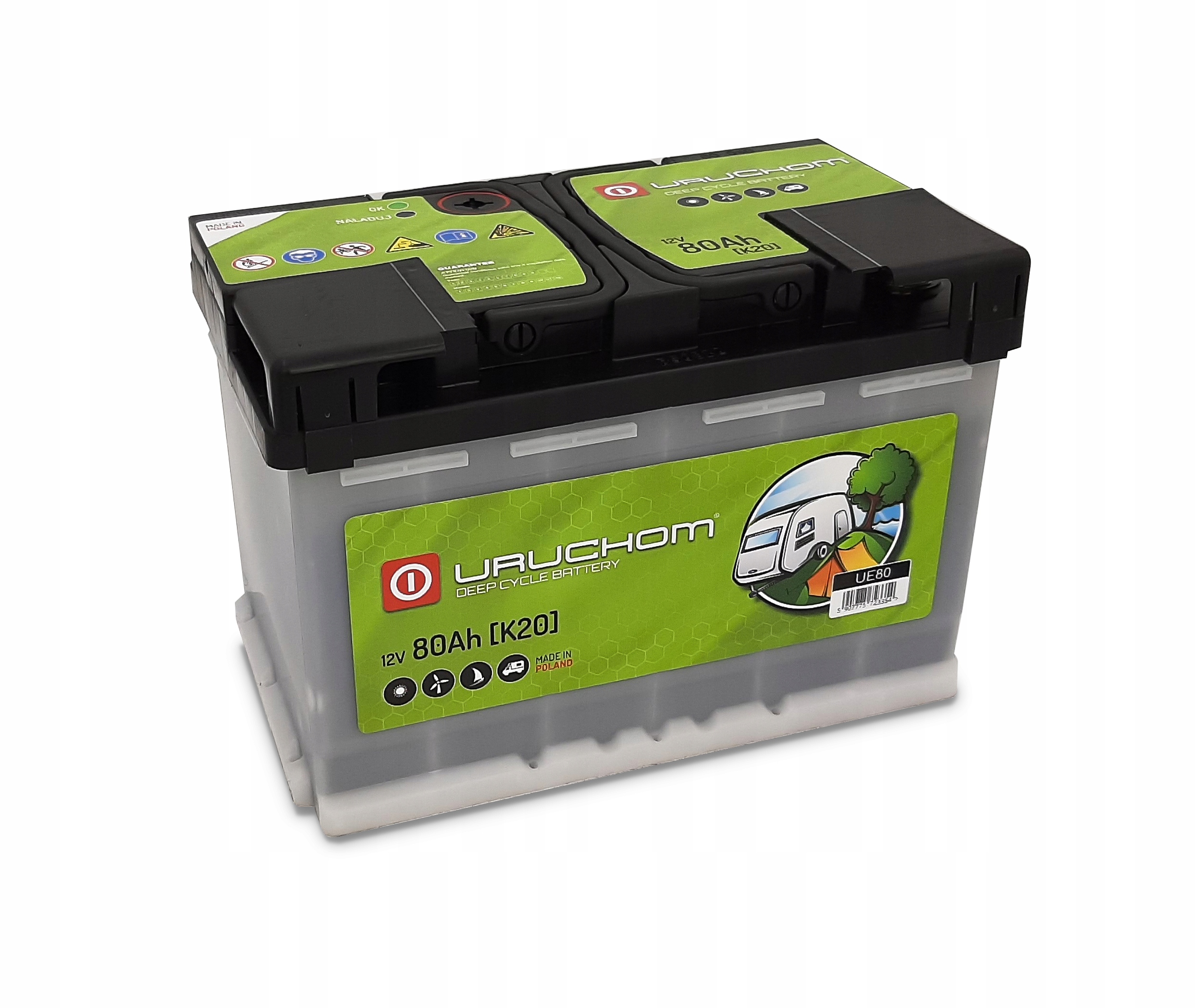 Аккумулятор для лодки 80ah