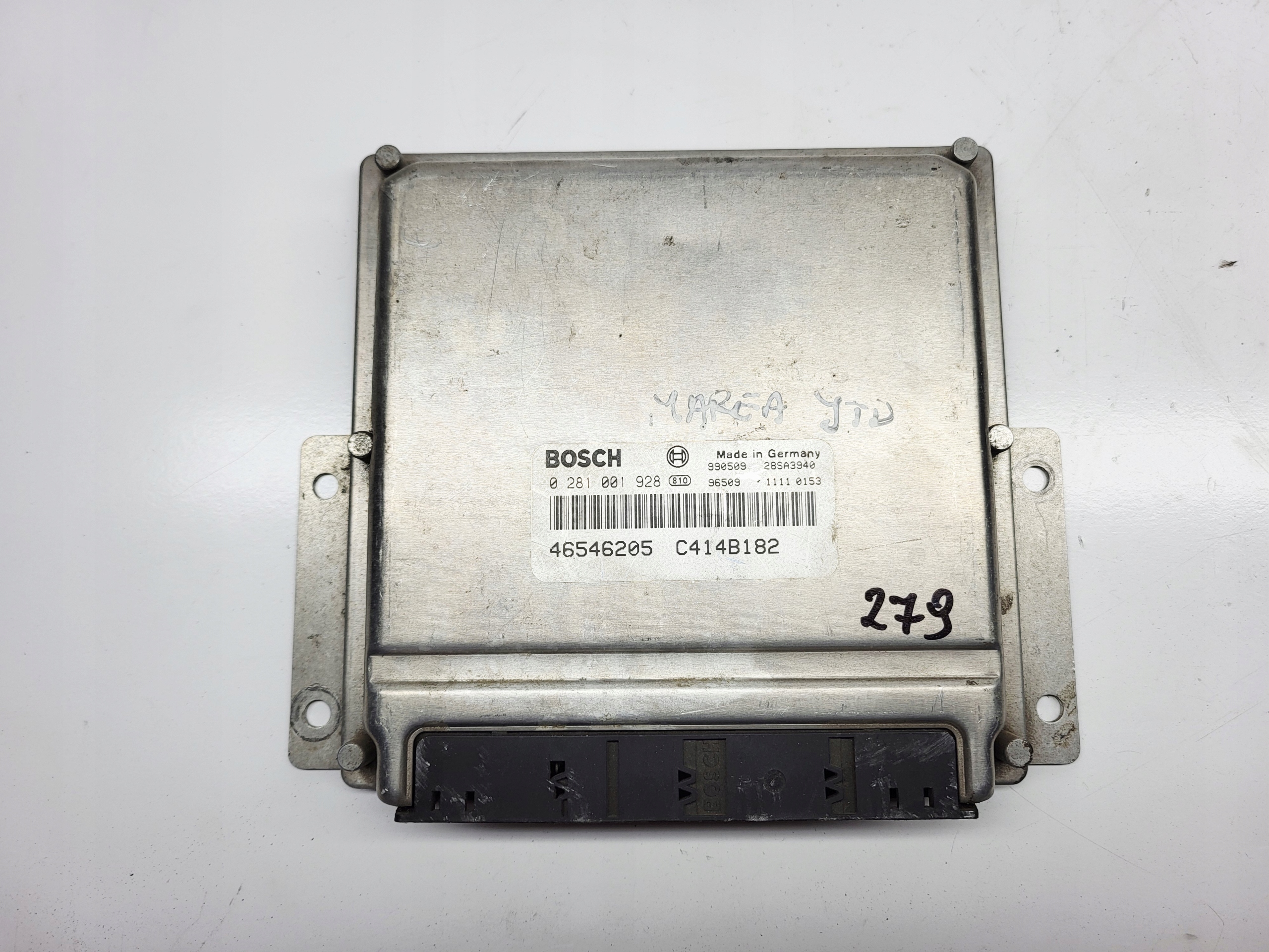 computer control unit of the engine FIAT MAREA 1.9 JTD 0281001928 46546205